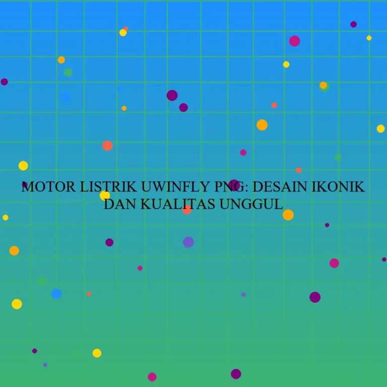 Motor Listrik Uwinfly Png Desain