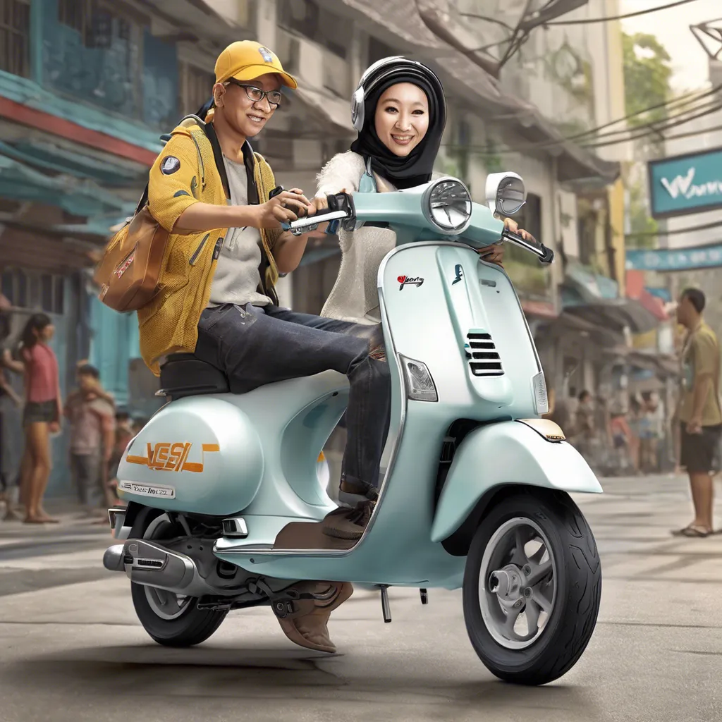 Motor Vespa Listrik Uwinfly