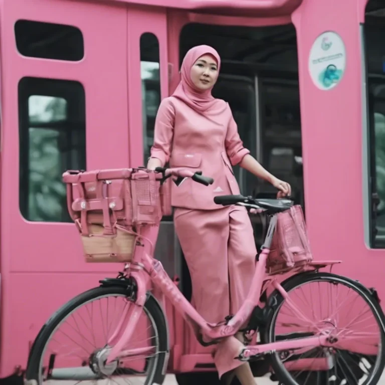 Sepeda Listrik Uwinfly Pink