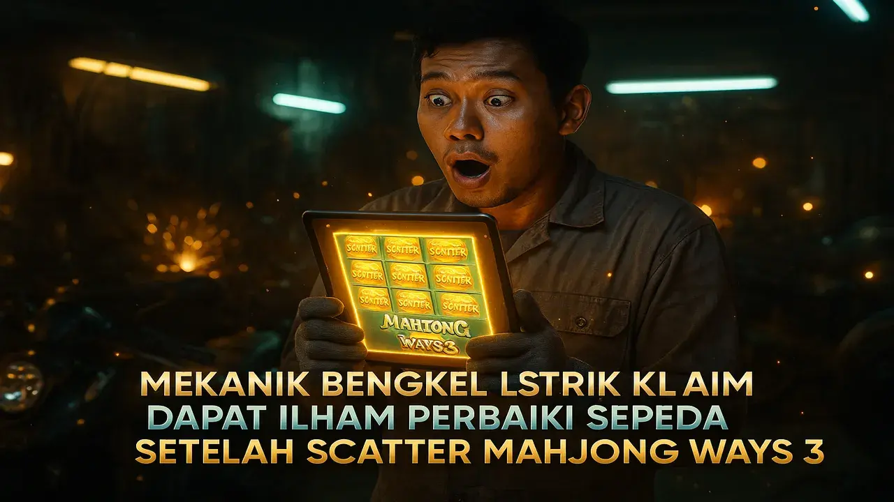Mekanik Bengkel Listrik Klaim Dapat Ilham Perbaiki Sepeda Setelah Scatter Mahjong Ways 3